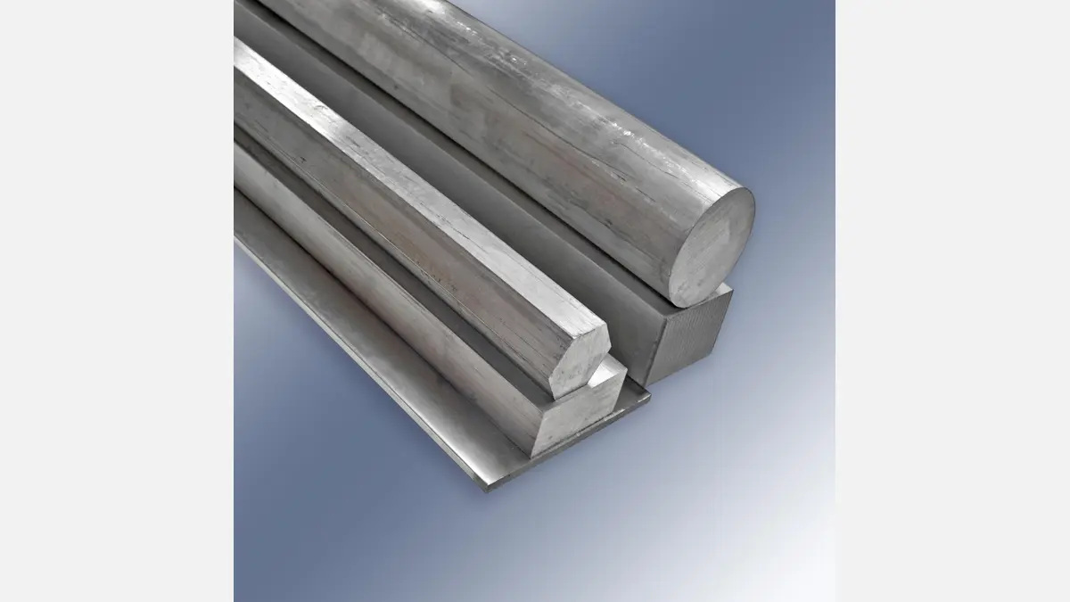 Representative aluminum raw/semi-finished material photo; exact grade not verified