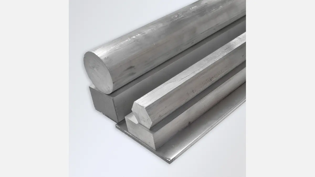 Representative aluminum raw/semi-finished material photo; exact grade not verified