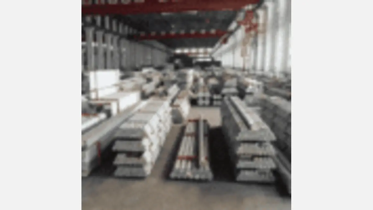Representative aluminum raw/semi-finished material photo; exact grade not verified