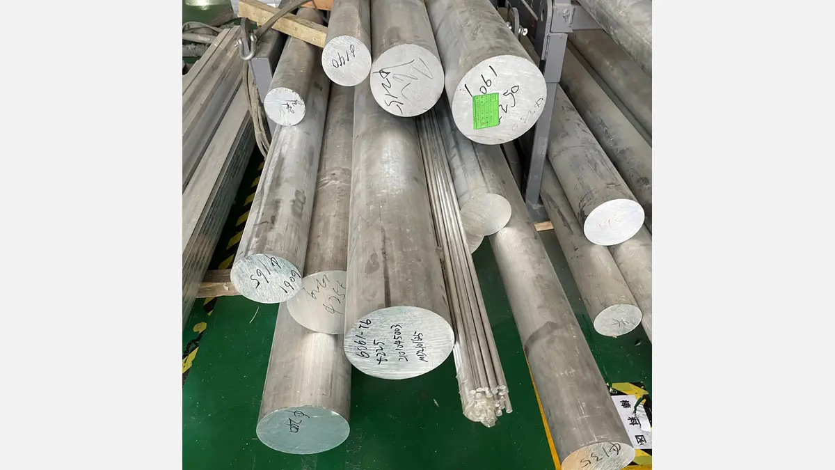 Representative aluminum raw/semi-finished material photo; exact grade not verified